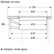 BOSCH PVS811B16E Serie|4 Beépíthető indukciós főzőlapbeépített elszívóval | Fekete