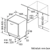   BOSCH SBH4HVX14E Serie|4 Teljesen beépíthető mosogatógép | 60 cm