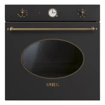   SMEG HŐLÉGKEVERÉSES SÜTŐ, Colonial design, 60 cm, analóg, antracit