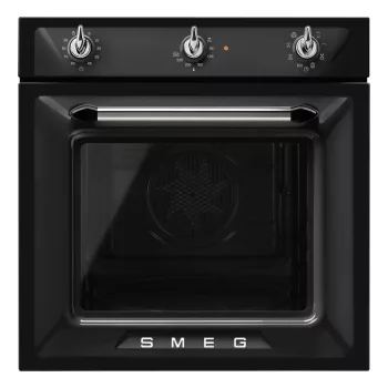   SMEG LÉGKEVERÉSES SÜTŐ, Victoria design, 60 cm, analóg, fekete