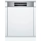 BOSCH SMI2HVS20E Serie|2 Beépíthető kezelőpaneles mosogatógép | 13 teríték | Wifi | VarioDrawer | Rackmatic | Extra Dry | 60 cm