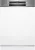 BOSCH SMI4HCS19E Serie|4 Beépíthető kezelőpaneles mosogatógép | 60 cm