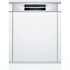 BOSCH SMI4HVS45E Serie|4 Beépíthető kezelőpaneles mosogatógép | 13 teríték | Wifi | VarioDrawer | VarioFlex | RackMatic | Extra Dry | 60 cm