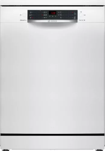 BOSCH SMS46KW02E Serie|4 Szabadonálló mosogatógép | Fehér | 60 cm