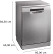BOSCH SMS4HMI05E Serie|4 Szabadonálló mosogatógép | Nemesacél | 60 cm
