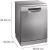   BOSCH SMS4HVI14E Serie|4 Szabadonálló mosogatógép | Silver-inox | 60 cm