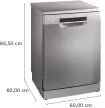 BOSCH SMS4HVI14E Serie|4 Szabadonálló mosogatógép | Silver-inox | 60 cm