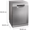   BOSCH SMS6ZCI10E Serie|6 Szabadonálló mosogatógép | Nemesacél | 60 cm