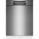 BOSCH SMU4EVS08E Serie|4 Pult alá beépíthető mosogatógép | Nemesacél | 60 cm