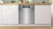 BOSCH SMU4EVS08E Serie|4 Pult alá beépíthető mosogatógép | Nemesacél | 60 cm