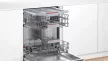 BOSCH SMU4HVS31E Serie|4 Pult alá beépíthető mosogatógép | Nemesacél | 60 cm