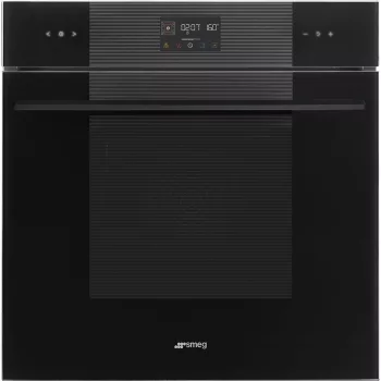   SMEG HŐLÉGKEVERÉSES SÜTŐ, Linea design, Galileo, 60 cm, ES LCD, mélyfekete üveg