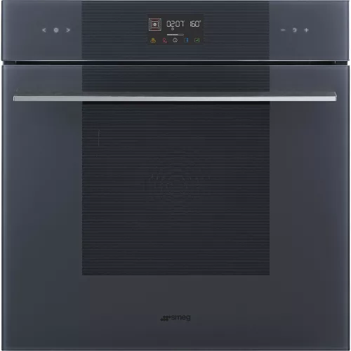SMEG HŐLÉGKEVERÉSES SÜTŐ, Linea design, Galileo, 60 cm, ES LCD, neptune szürke üveg