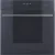 SMEG PIROLITIKUS HŐLÉGKEVERÉSES SÜTŐ, Linea design, Galileo, 60 cm, ES LCD, neptune szürke üveg