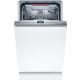 BOSCH SPH4EMX24E Serie|4 Teljesen beépíthető mosogatógép | 10 teríték | Wifi | VarioDrawer | RackMatic | InfoLight | VarioHinge | EfficientDry | 45 cm