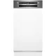 BOSCH SPI4HMS49E Serie|4 Beépíthető kezelőpaneles mosogatógép | 45 cm