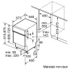   BOSCH SPI6EMS21E Serie|6 Beépíthető kezelőpaneles mosogatógép | 45 cm