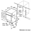 BOSCH SPI6ZMS35E Serie|6 Beépíthető kezelőpaneles mosogatógép | 45 cm