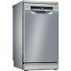 BOSCH SPS4EMI28E Serie|4 Szabadonálló mosogatógép | 10 teríték | Wifi | VarioDrawer | RackMatic | EfficientDry | Silver-inox | 45 cm