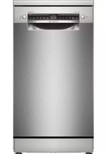 BOSCH SPS4HMI49E Serie|4 Szabadonálló mosogatógép | Silver-inox | 45 cm