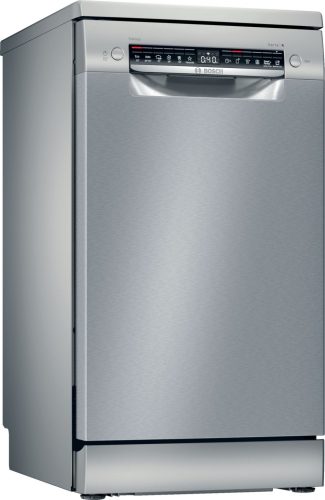 Bosch SPS4HMI53E Serie|4 Szabadonálló mosogatógép | 10 teríték | Wifi | VarioDrawer | RackMatic | Extra Dry | Silver-inox | 45 cm