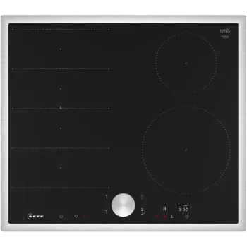   NEFF T66STE4L0 N 90 Beépíthető indukciós főzőlap | Wifi | TwistPad | Intuitive Flex Zones | Power Boost | Frying Sensor | 60 cm | Fekete