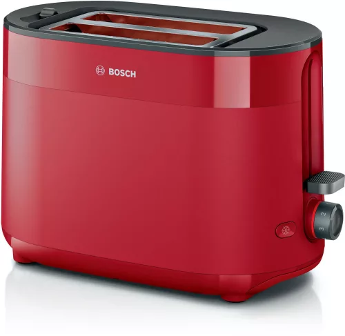 BOSCH TAT2M124 Kompakt kenyérpirító | 950 W | Piros