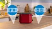 BOSCH TAT2M124 Kompakt kenyérpirító | 950 W | Piros