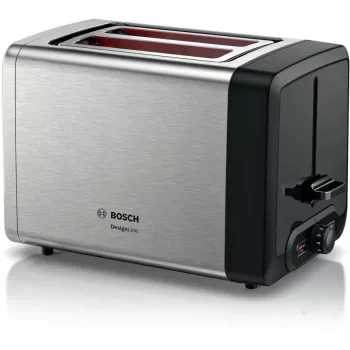   BOSCH TAT4P420 Kompakt kenyérpirító | DesignLine | 970 W | Nemesacél