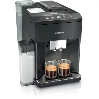   SIEMENS TQ518RX3 Teljesen automata kávéfőző | EQ500 | Sötét inox | Kivehető víztartály | 15 bar