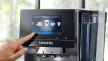 SIEMENS TQ717R03 Teljesen automata kávéfőző | EQ700 | Nemesacél/Fekete | Kivehető víztartály | 19 bar