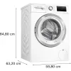 BOSCH WAL28PH2BY Serie|6 Elöltöltős mosógép   