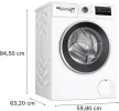 BOSCH WAN2426NBY Serie|4 Elöltöltős mosógép  