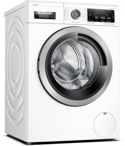 Bosch WAV28KH1BY Serie|8 Elöltöltős mosógép | Wifi | i-Dos | 4D WashSystem | SpeedPerfect | 9 kg | 1400 f/perc | LCD