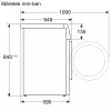 BOSCH WGB256A4BY Serie|8 Elöltöltős mosógép  