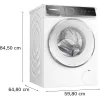   BOSCH WGB266A6BY Serie|8 elöltöltős mosógép i-DOS, 11 kg, fehér-inox