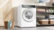 BOSCH WGB266A6BY Serie|8 elöltöltős mosógép i-DOS, 11 kg, fehér-inox