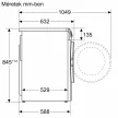 Bosch WGG14403BY Serie|6 Elöltöltős mosógép 