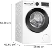 BOSCH WGG244F3BY Serie|6 Elöltöltős mosógép  