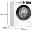 BOSCH WGG244Z3BY Serie|6 Elöltöltős mosógép  