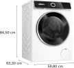 BOSCH WGN256A0BY Serie|6 elöltöltős mosógép, i-DOS, 10 kg, 1600 f/p