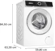 BOSCH WGN264A0BY Serie|6 Exclusive elöltöltős mosógép, i-DOS, 11 kg, 1400 f/p