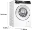 BOSCH WNG254A7BY Serie|6 Mosó-szárítógép, i-DOS, 10,5/6 kg, 1400 f/p