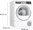 BOSCH WQG24591BY Serie|6 Hőszívattyús kondenzációs szárítógép