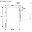 BOSCH WQG24591BY Serie|6 Hőszívattyús kondenzációs szárítógép