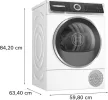 BOSCH WQH245B4BY Serie|6 Hőszívattyús szárítógép    