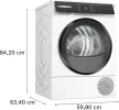 BOSCH WQH245B6BY Serie|6 Hőszívattyús szárítógép   