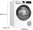 BOSCH WQJ24201BY Serie|6 Hőszívattyús szárítógép    