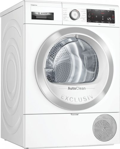 BOSCH WTX87KH0BY Serie|8 Hőszívattyús kondenzációs szárítógép | 9 kg | AutoClean | LCD | Wifi | A+++