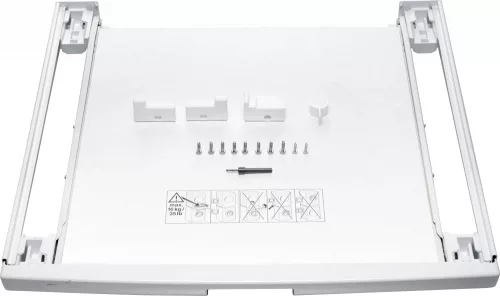 BOSCH WTZ11400 Összeépítő keret kihúzható polccal mosógéphez és szárítógéphez